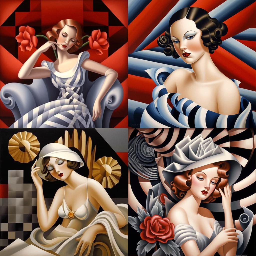 Catherine Abel style, Midjourney V5.1, render 1 of 4