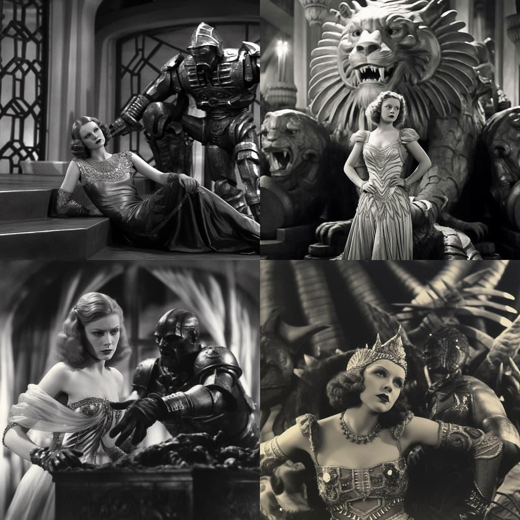 Cecil B. DeMille style, Midjourney V5.1, render 1 of 4