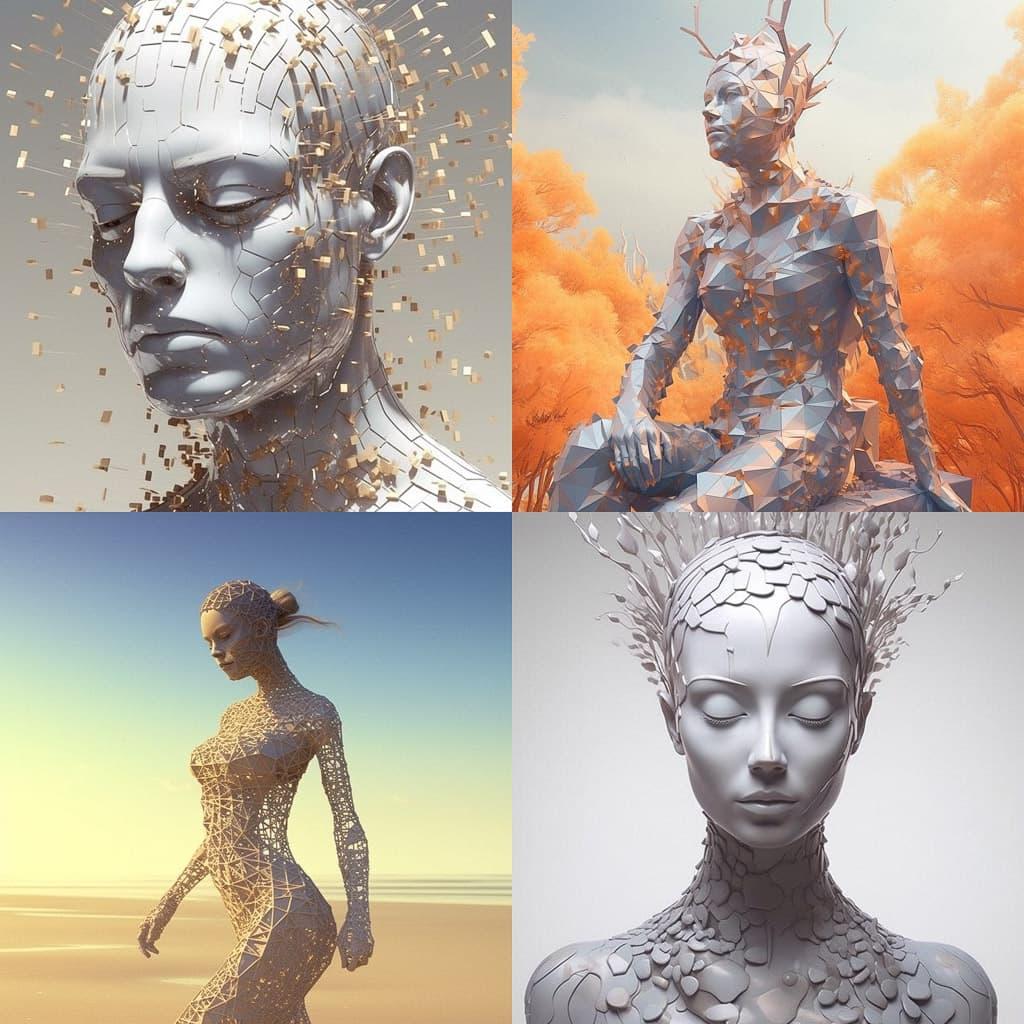 Chad Knight style, Midjourney V5.1, render 1 of 4