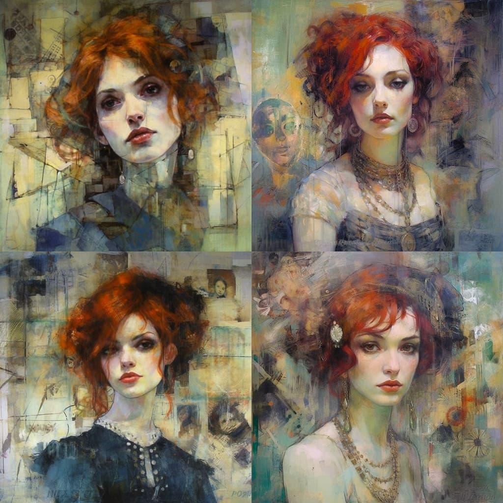 Charles Dwyer style, Midjourney V5.1, render 1 of 4
