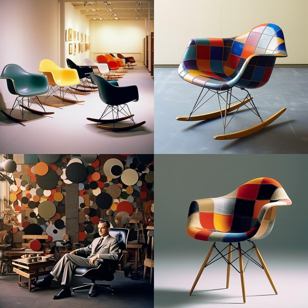 Charles Eames style, Midjourney V5.1, render 1 of 4