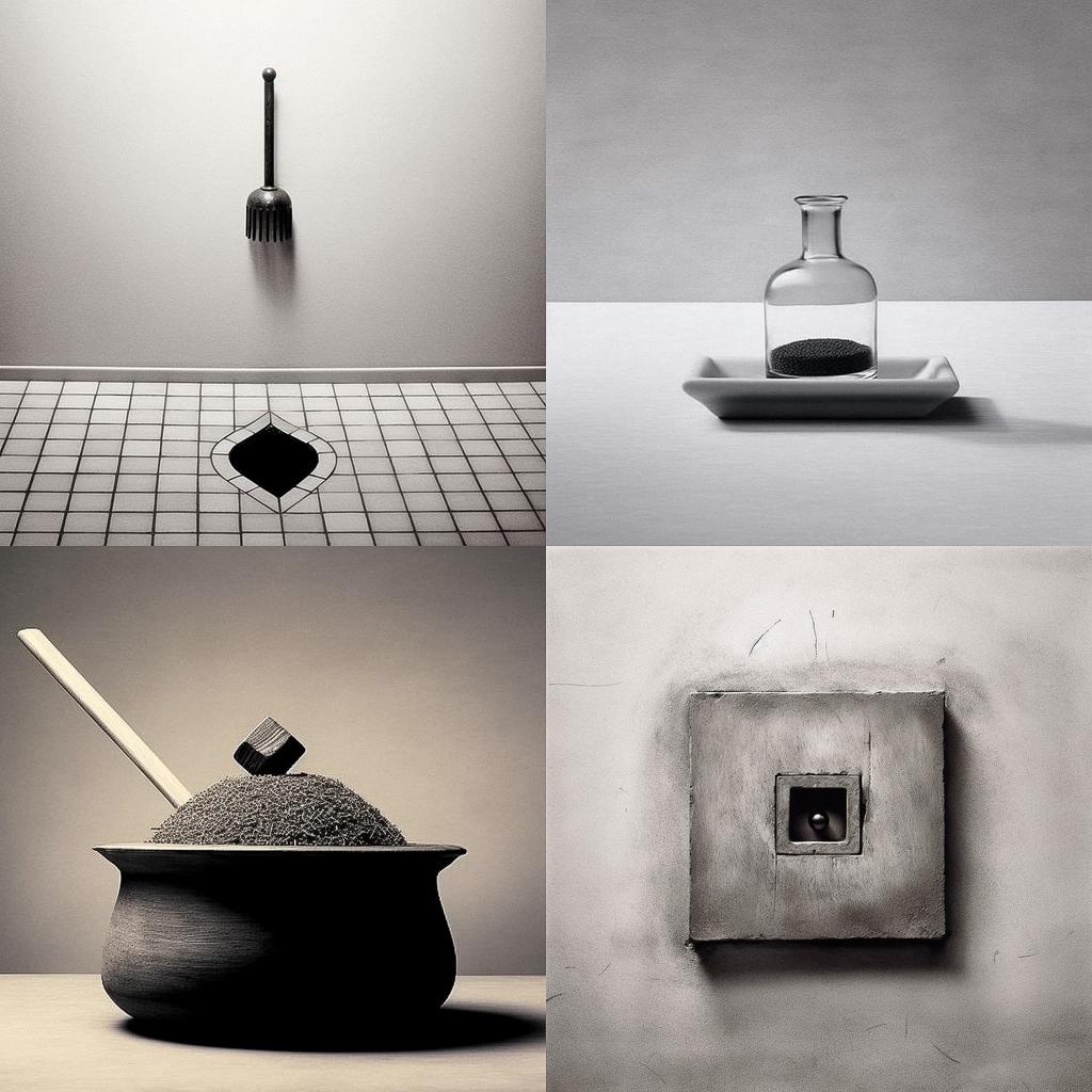 Chema Madoz style, Midjourney V5.1, render 1 of 4