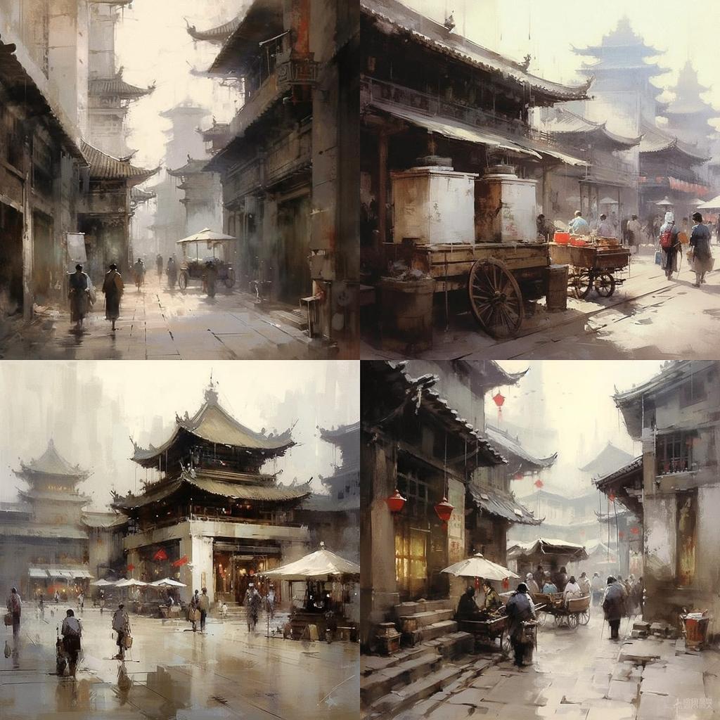 Chien Chung-Wei style, Midjourney V5.1, render 1 of 4