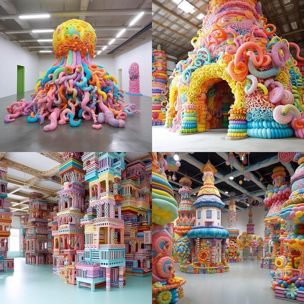 Choi Jeong-Hwa style, Midjourney V5.1, render 1 of 4