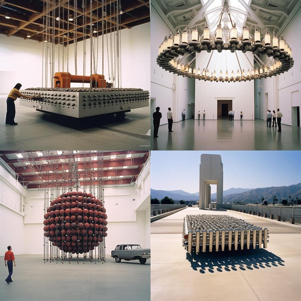 Chris Burden style, Midjourney V5.1, render 1 of 4
