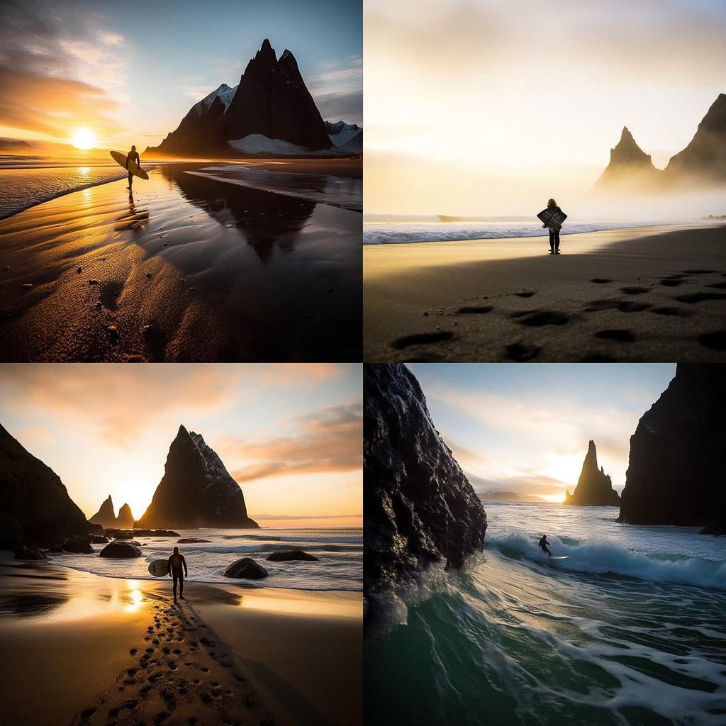 Chris Burkard style, Midjourney V5.1, render 1 of 4