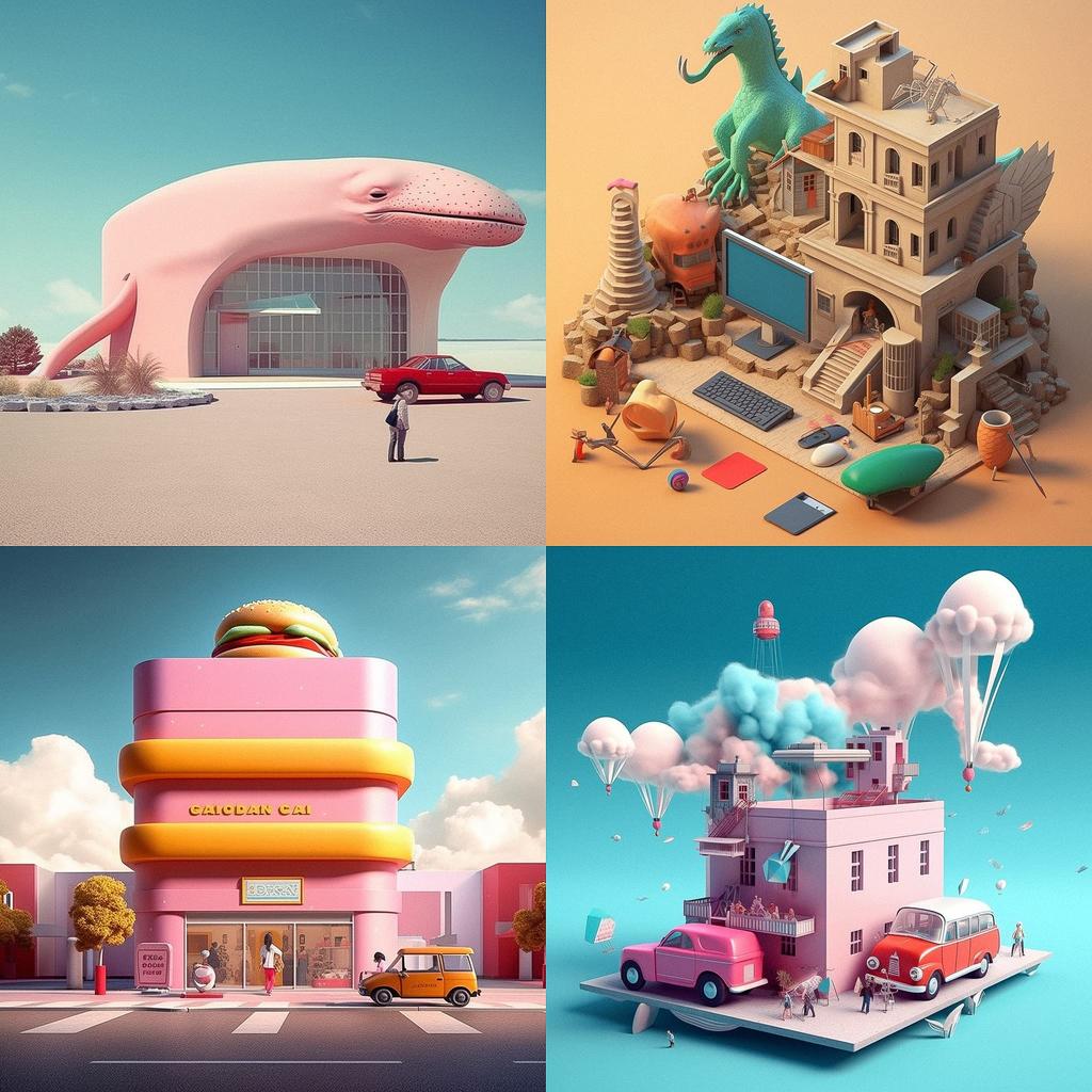 Chris LaBrooy style, Midjourney V5.1, render 1 of 4
