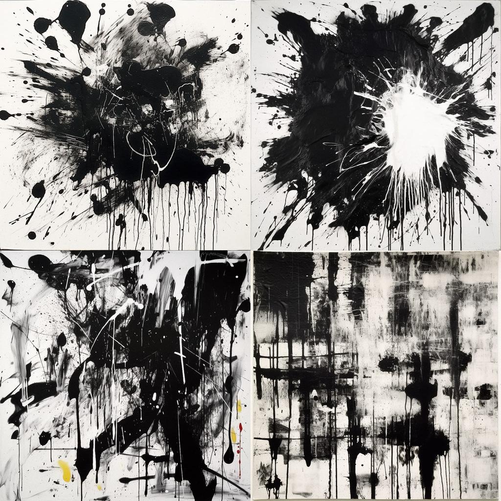 Christopher Wool style, Midjourney V5.1, render 1 of 4