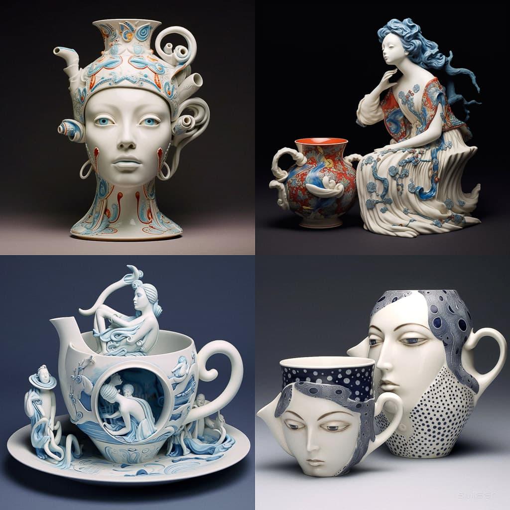 Cibulak porcelain style, Midjourney V5.1, render 1 of 4