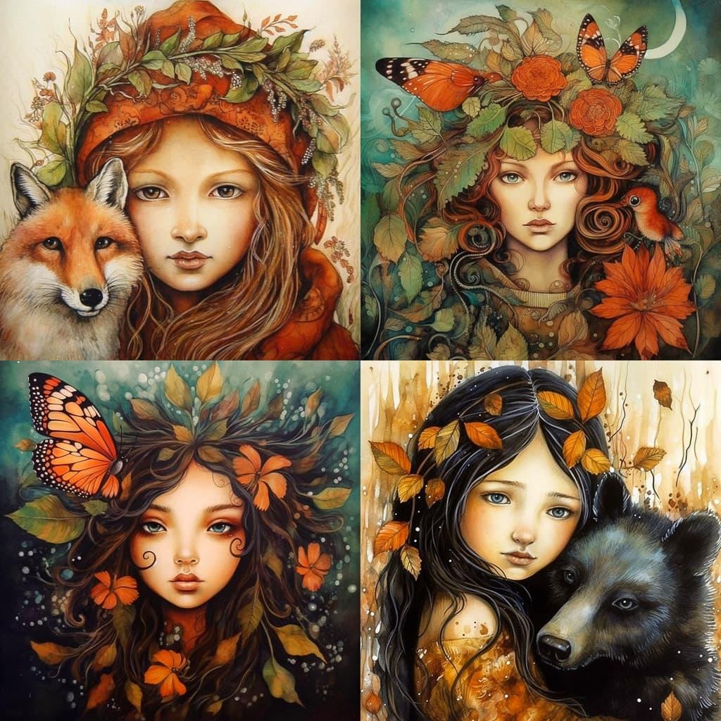Claudia Tremblay style, Midjourney V5.1, render 1 of 4