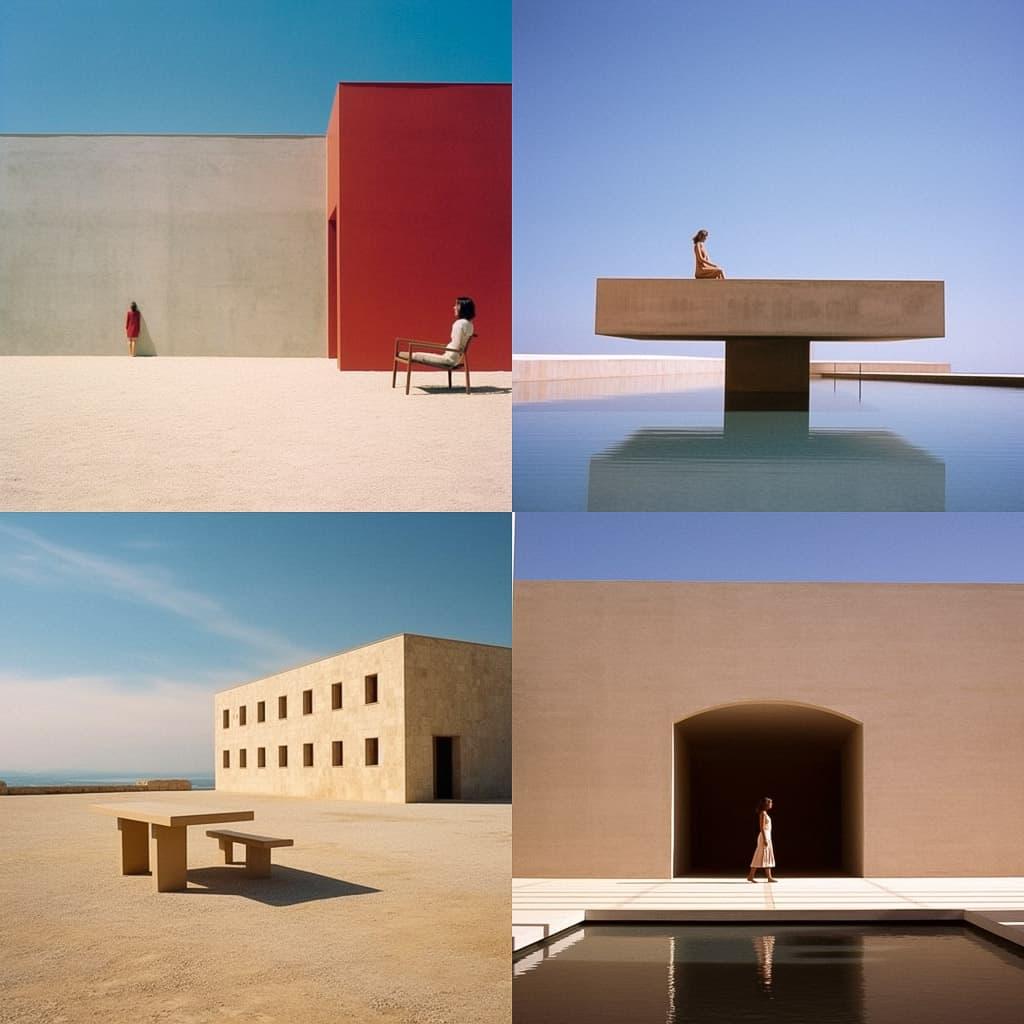 Claudio Silvestrin style, Midjourney V5.1, render 1 of 4