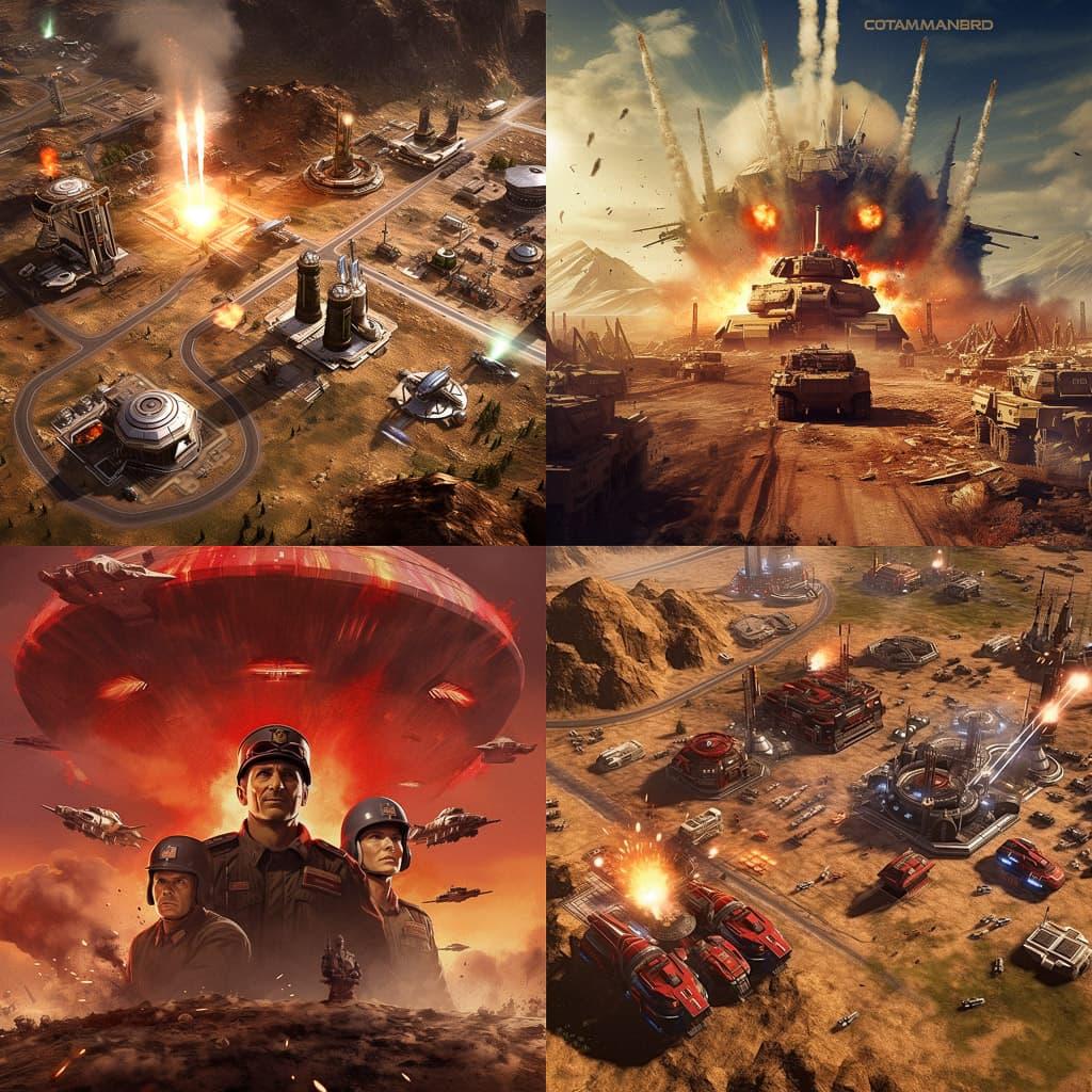 Command & Conquer style, Midjourney V5.1, render 1 of 4