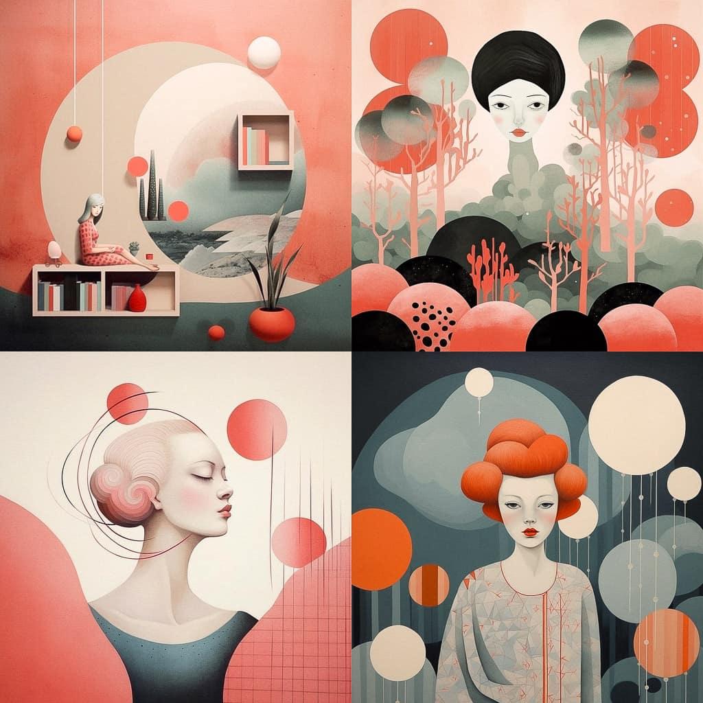 Constance Guisset style, Midjourney V5.1, render 1 of 4