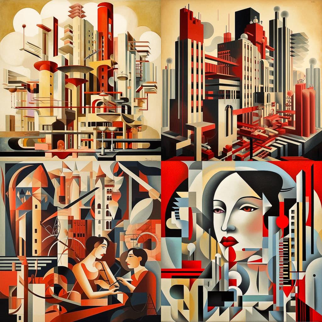 Constructivism style, Midjourney V5.1, render 1 of 4