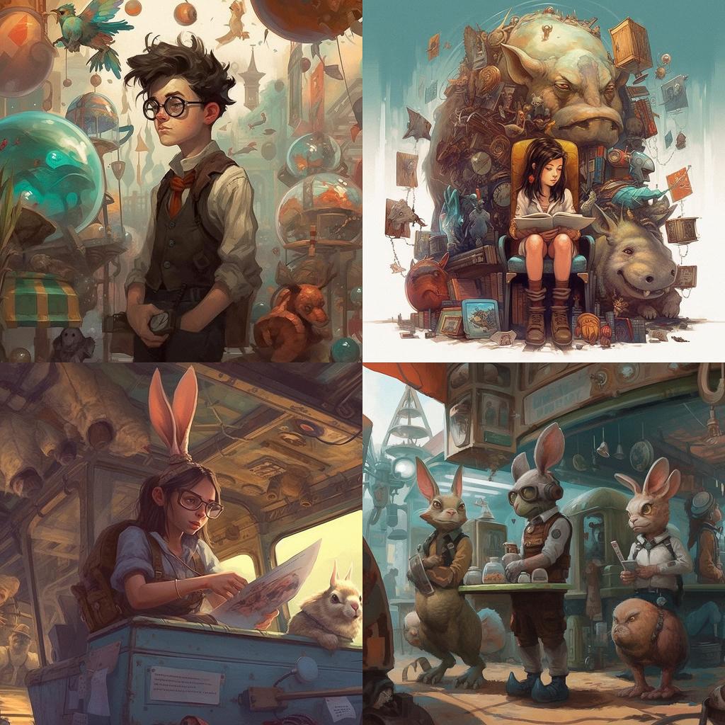 Cory Loftis style, Midjourney V5.1, render 1 of 4
