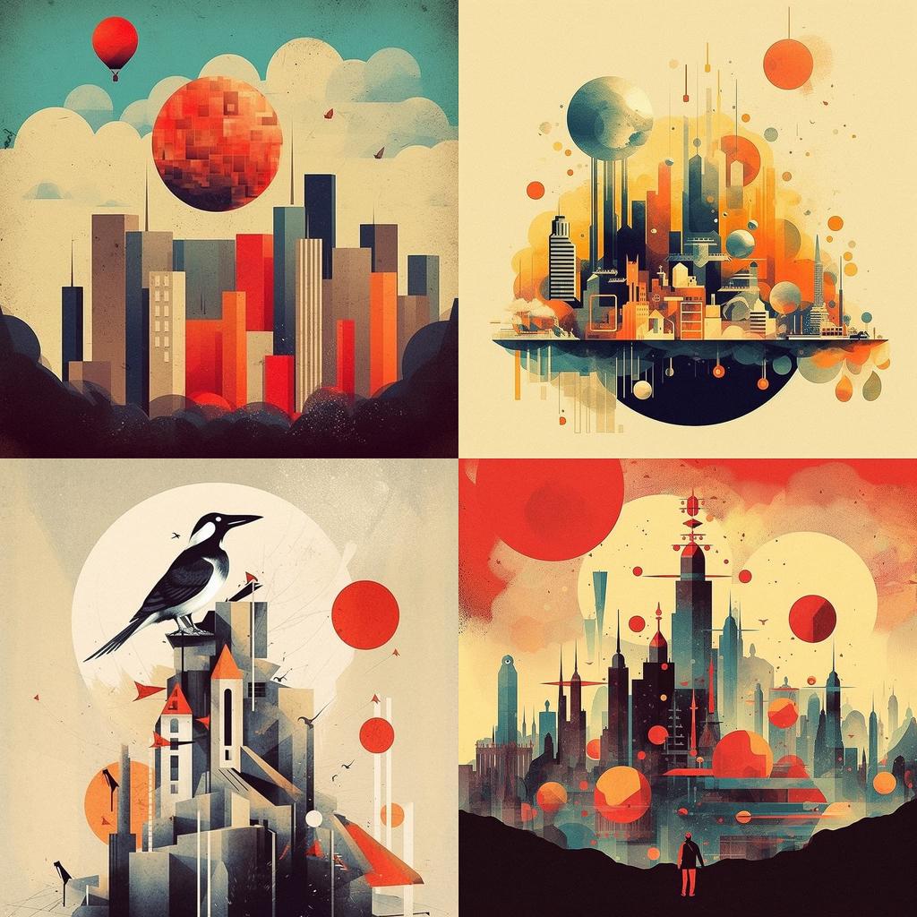 Dan Matutina style, Midjourney V5.1, render 1 of 4