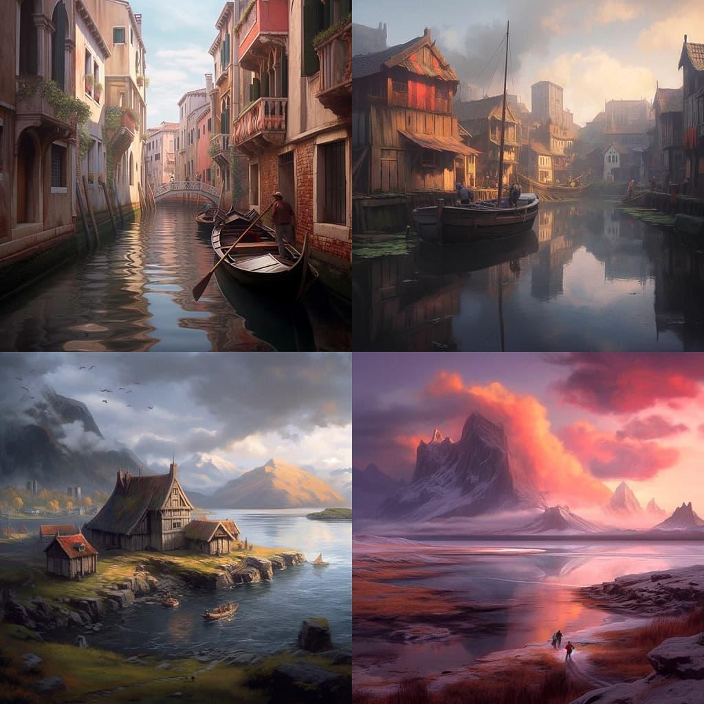 Daniel Kordan style, Midjourney V5.1, render 1 of 4