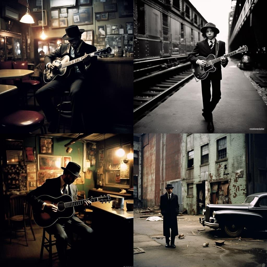 Danny Clinch style, Midjourney V5.1, render 1 of 4
