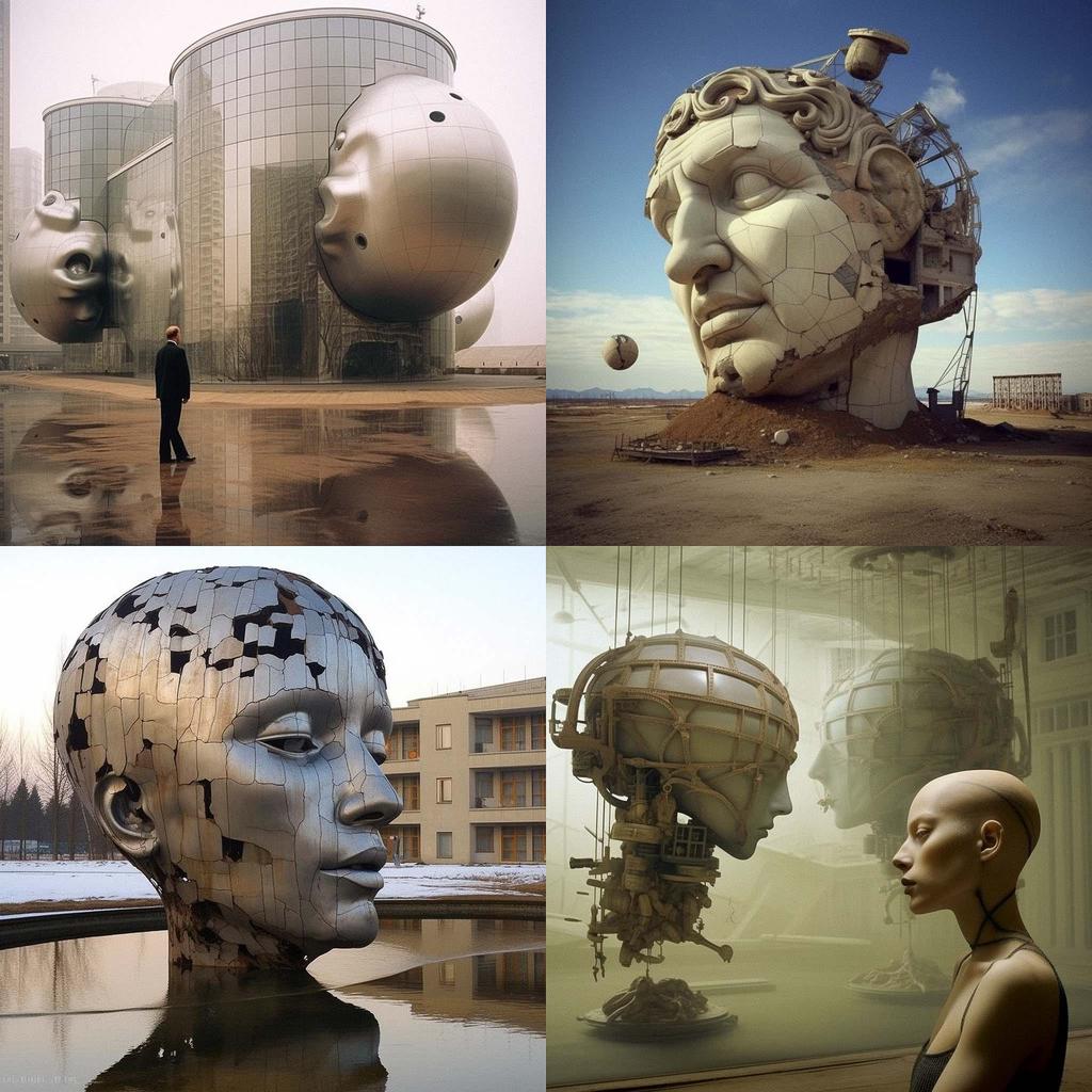 David Cerny style, Midjourney V5.1, render 1 of 4