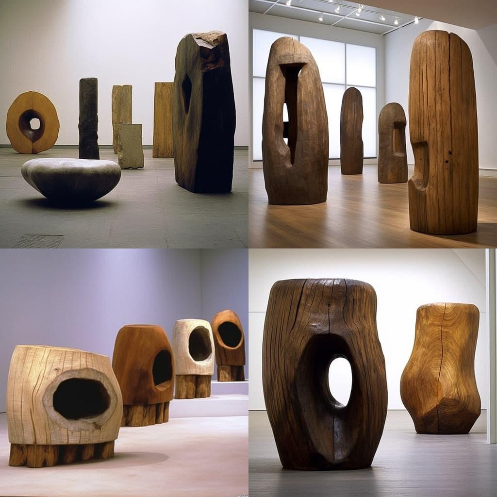 David Nash style, Midjourney V5.1, render 1 of 4