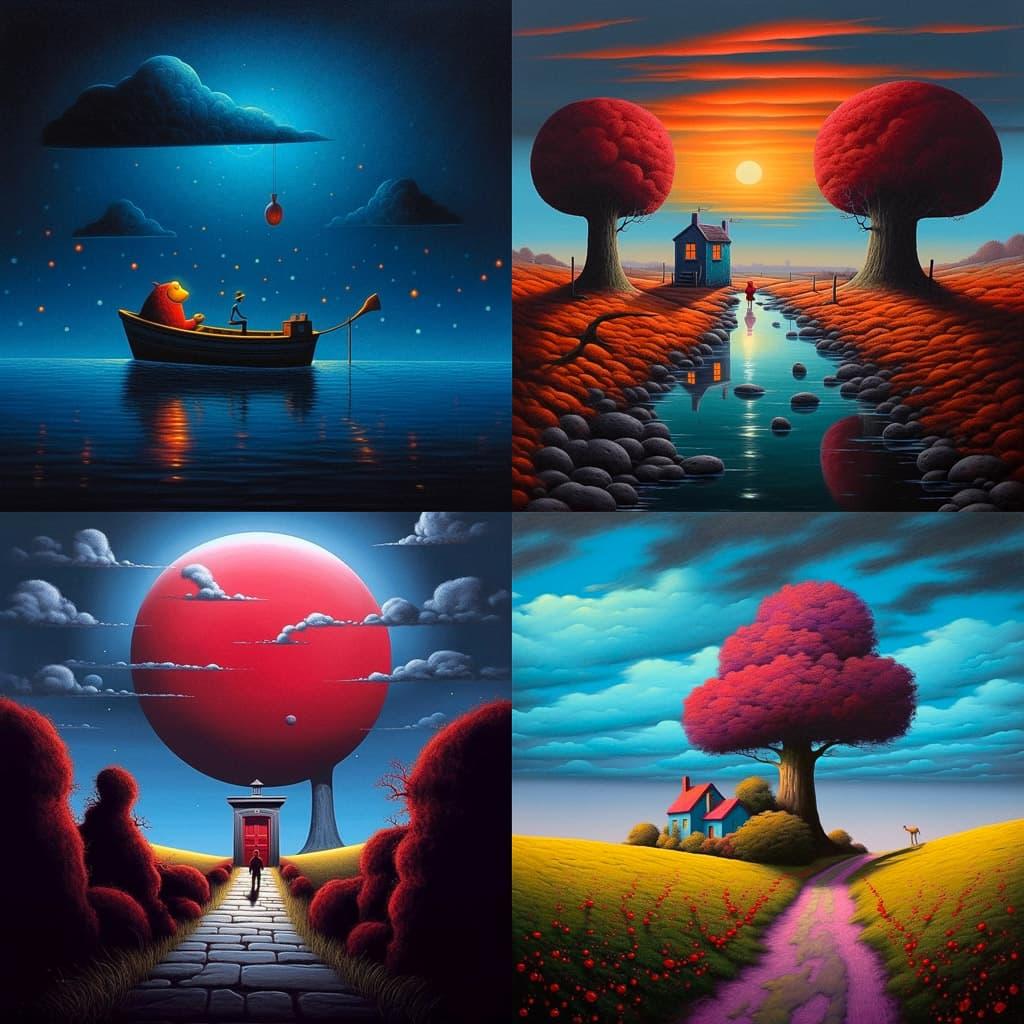 David Renshaw style, Midjourney V5.1, render 1 of 4