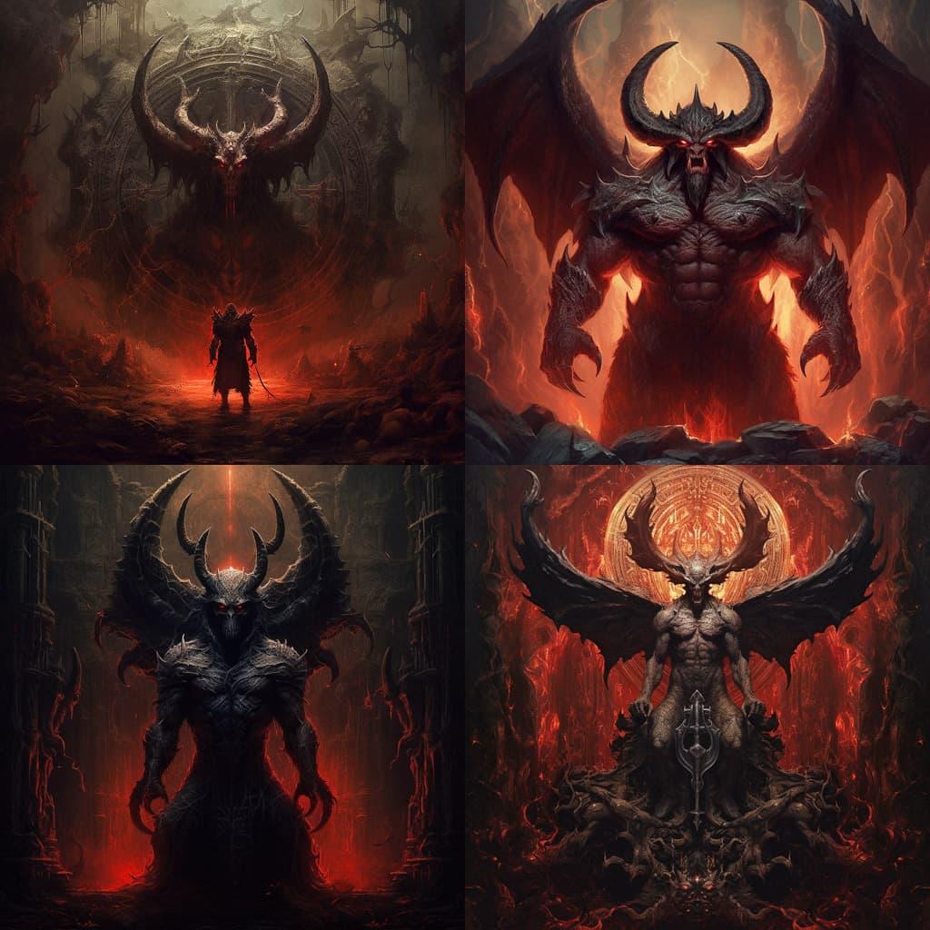 Diablo style, Midjourney V5.1, render 1 of 4