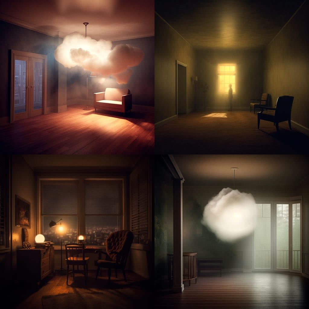 Diffused lighting style, Midjourney V5.1, render 1 of 4