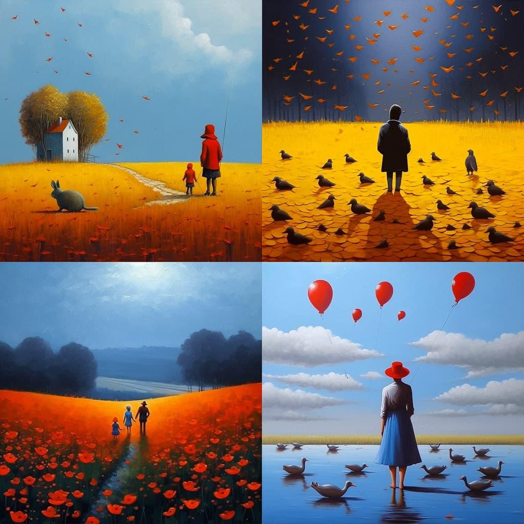 Dima Dmitriev style, Midjourney V5.1, render 1 of 4