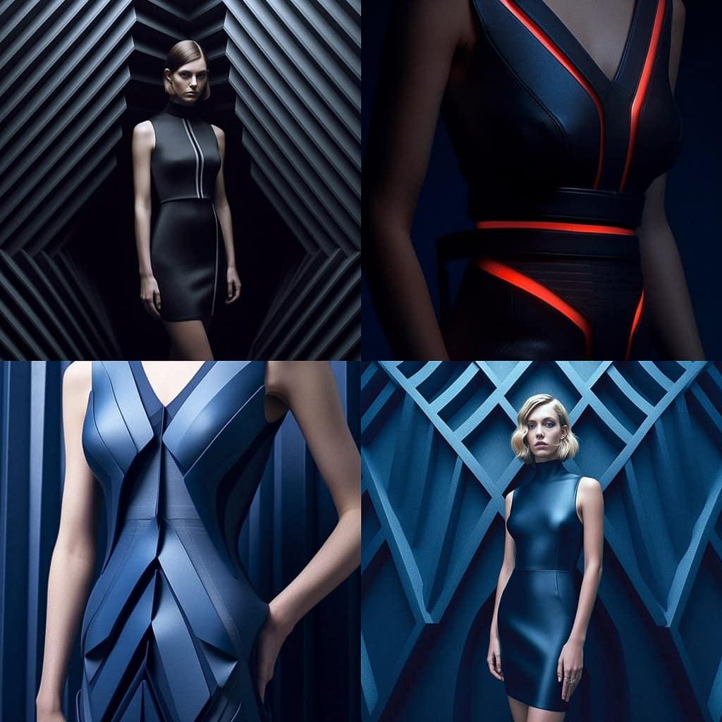 Dion Lee style, Midjourney V5.1, render 1 of 4