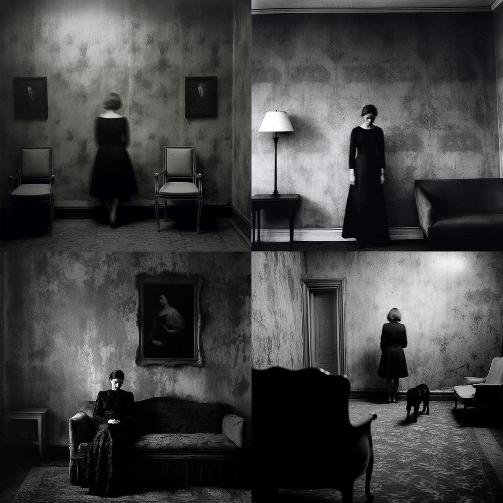 Dirk Braeckman style, Midjourney V5.1, render 1 of 4