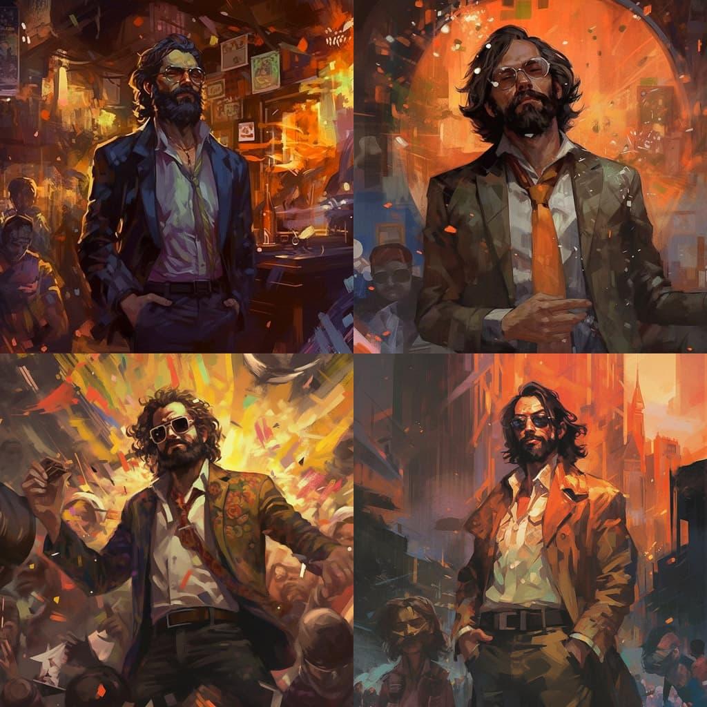 Disco Elysium style, Midjourney V5.1, render 1 of 4