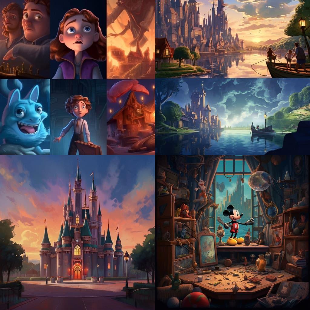 Disney Studio style, Midjourney V5.1, render 1 of 4