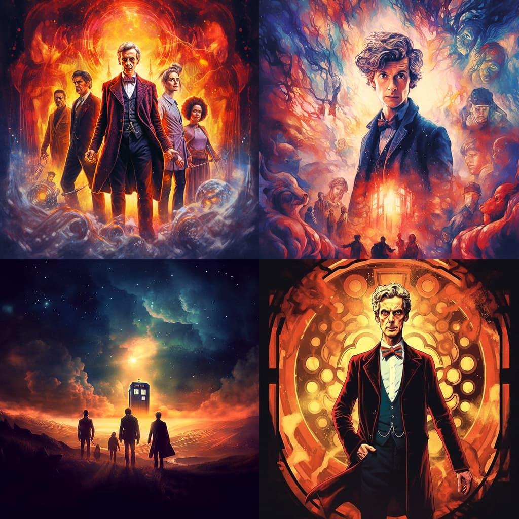 Doctor Who style, Midjourney V5.1, render 1 of 4