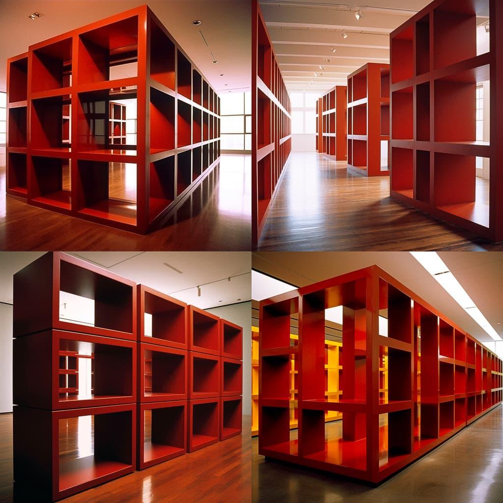 Donald Judd style, Midjourney V5.1, render 1 of 4