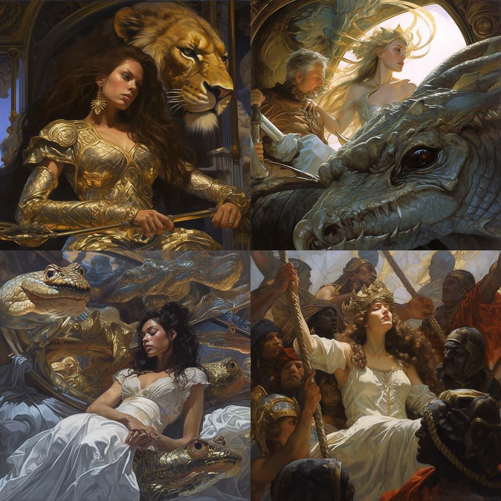 Donato Giancola style, Midjourney V5.1, render 1 of 4
