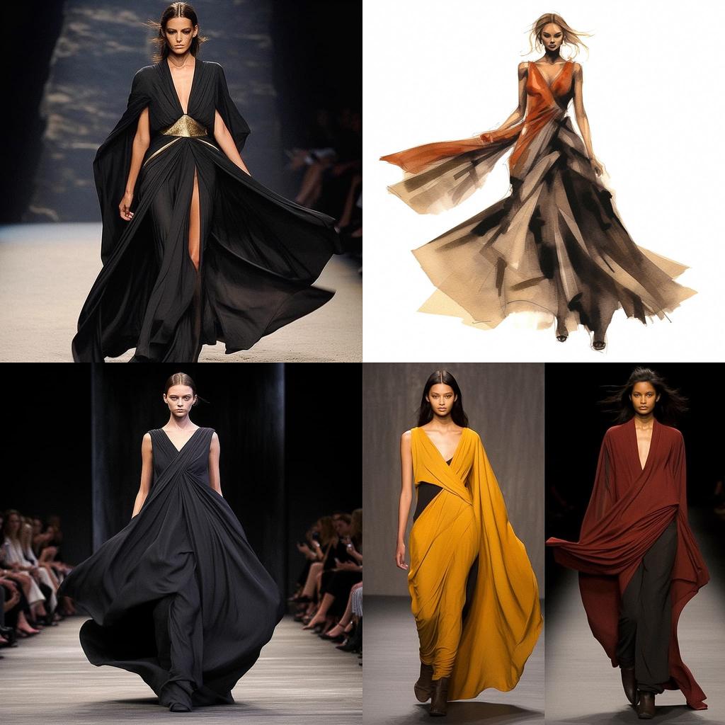 Donna Karan style, Midjourney V5.1, render 1 of 4