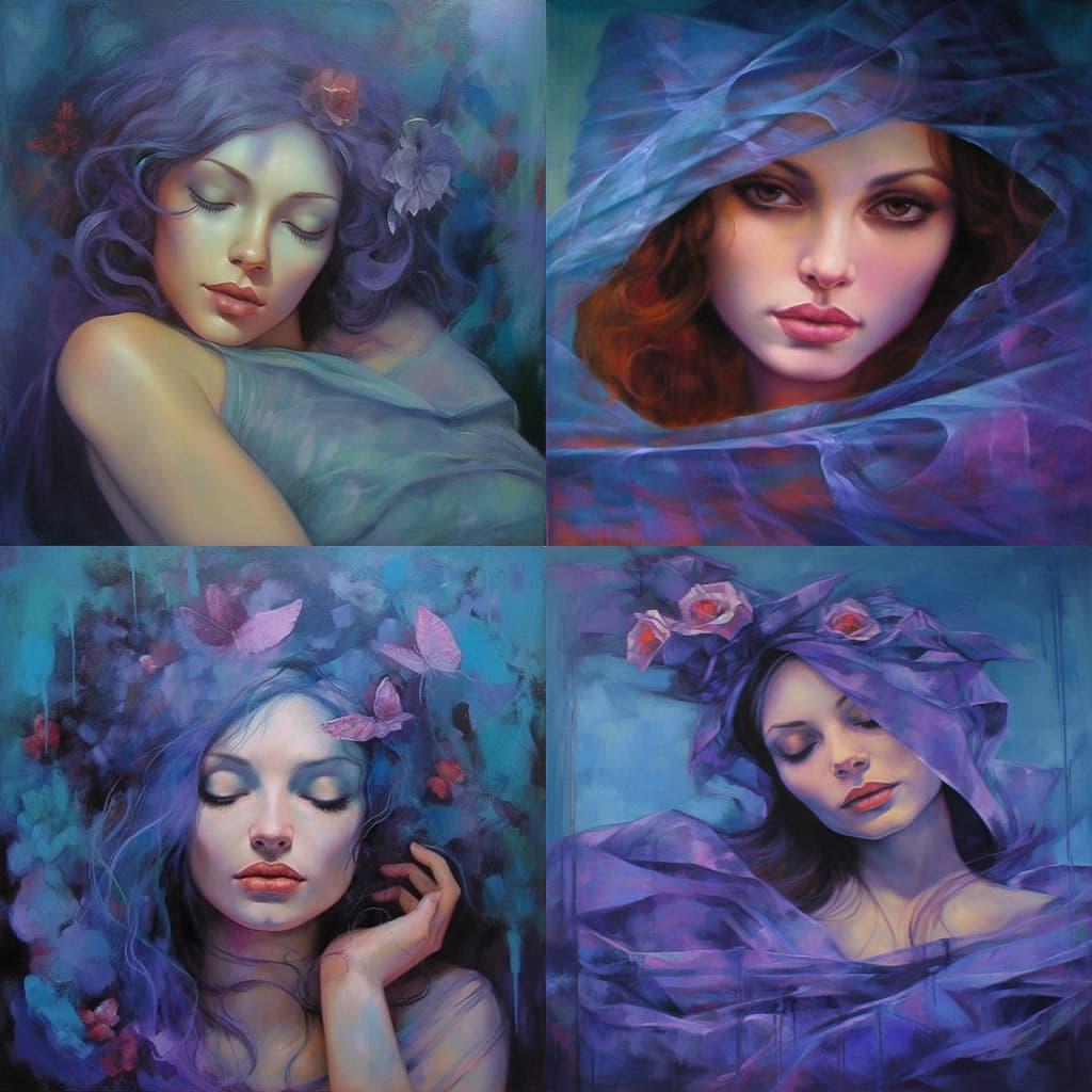 Dorina Costras style, Midjourney V5.1, render 1 of 4