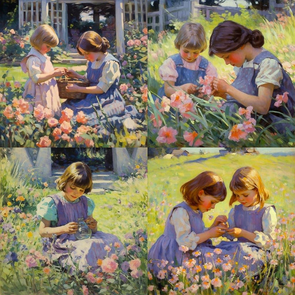 Dorothea Sharp style, Midjourney V5.1, render 1 of 4