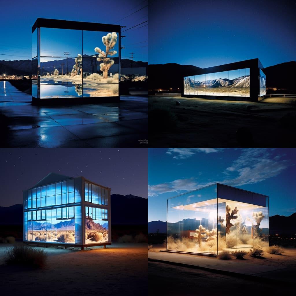 Doug Aitken style, Midjourney V5.1, render 1 of 4