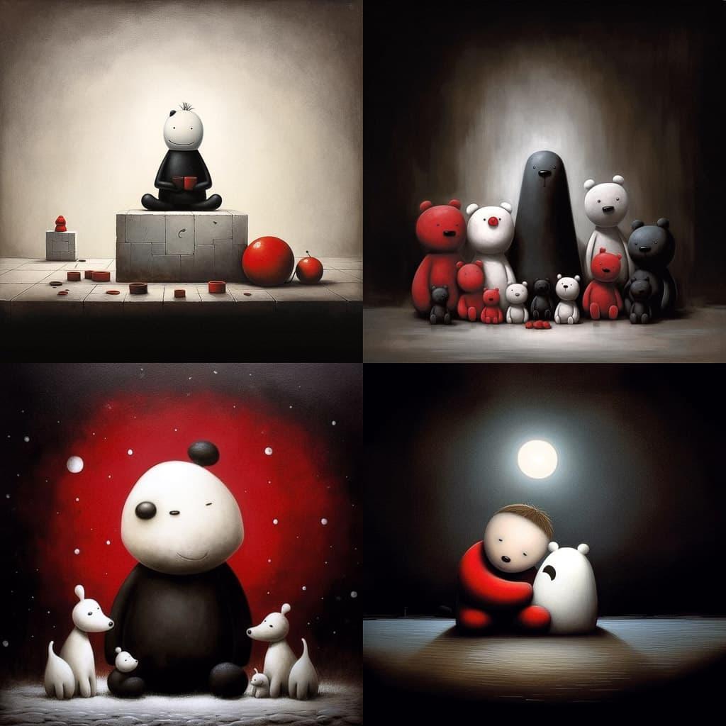 Doug Hyde style, Midjourney V5.1, render 1 of 4