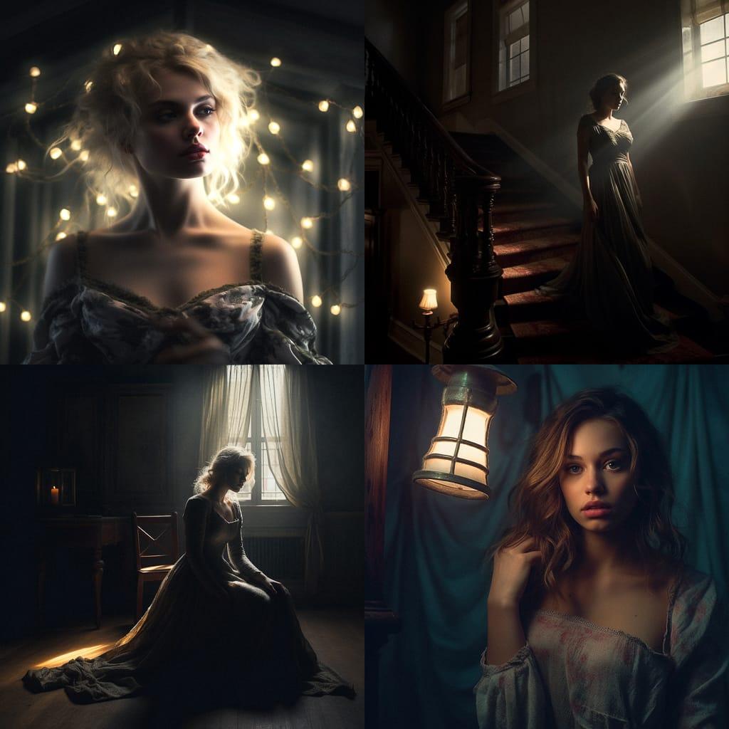 Dramatic lighting style, Midjourney V5.1, render 1 of 4