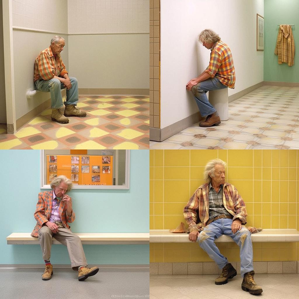 Duane Hanson style, Midjourney V5.1, render 1 of 4