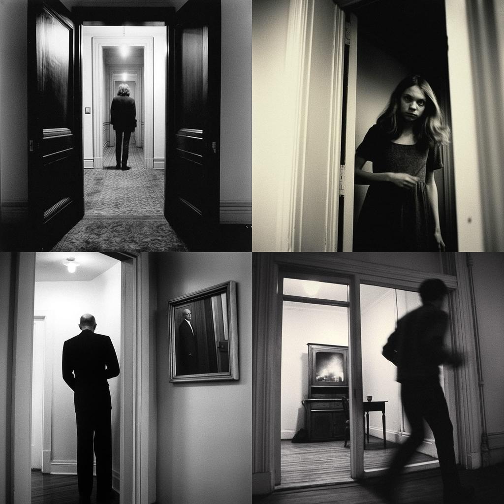 Duane Michals style, Midjourney V5.1, render 1 of 4