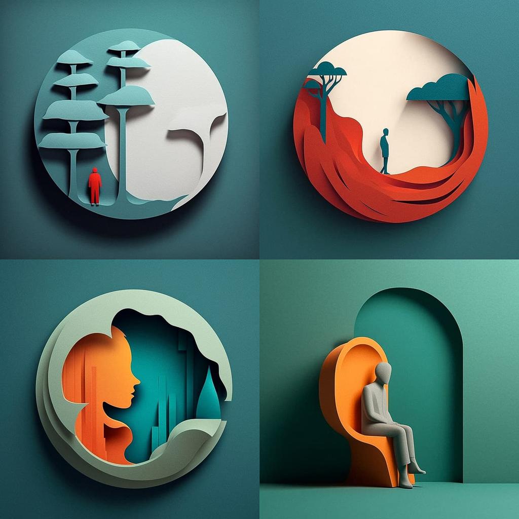 Eiko Ojala style, Midjourney V5.1, render 1 of 4