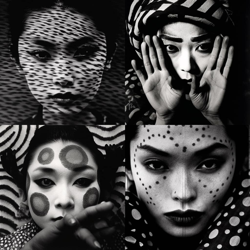 Eikoh Hosoe style, Midjourney V5.1, render 1 of 4