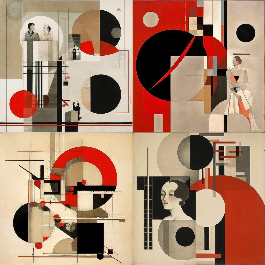 El Lissitzky style, Midjourney V5.1, render 1 of 4