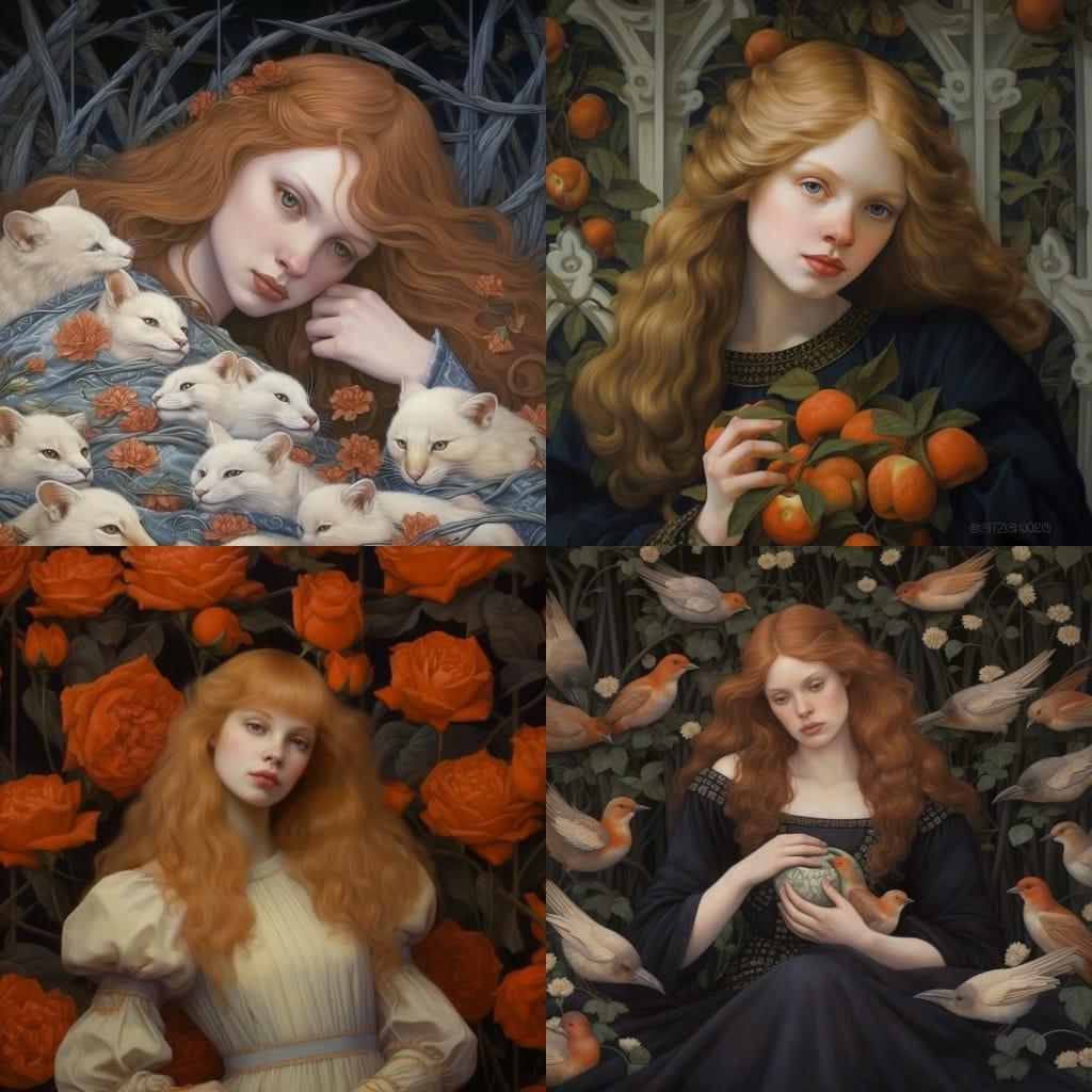 Elisabeth Sonrel style, Midjourney V5.1, render 1 of 4
