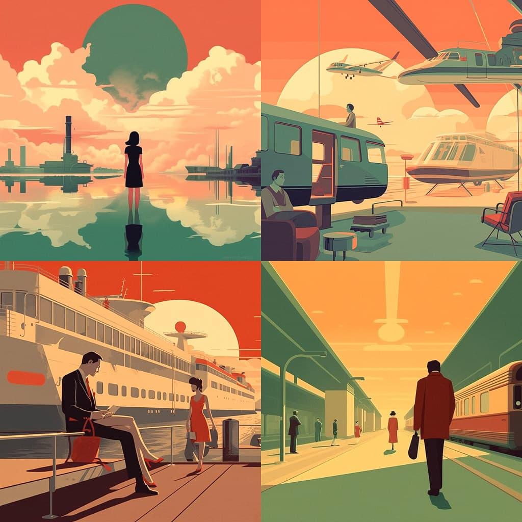 Emiliano Ponzi style, Midjourney V5.1, render 1 of 4
