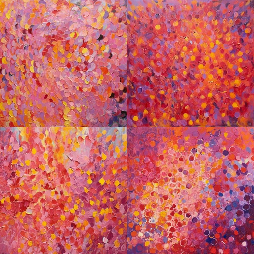 Emily Kame Kngwarreye style, Midjourney V5.1, render 1 of 4