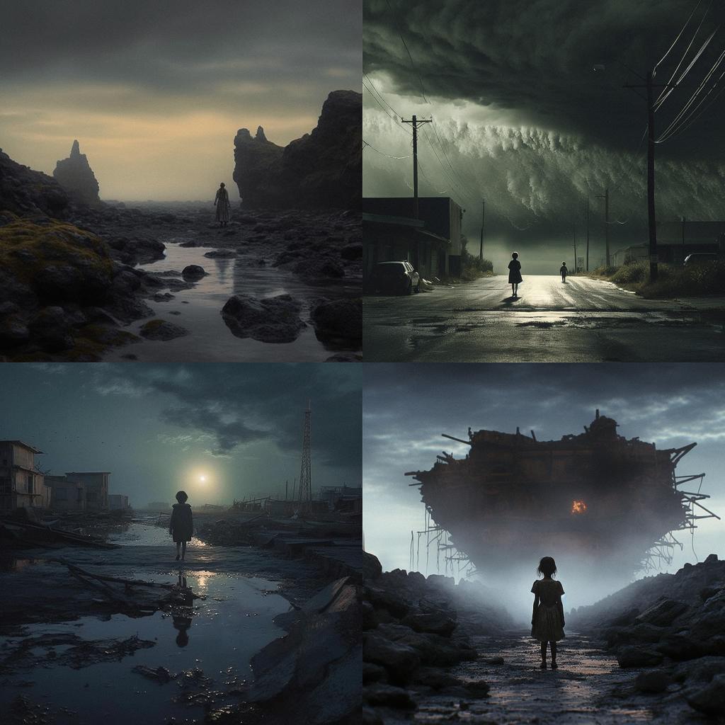 Emmanuel Lubezki style, Midjourney V5.1, render 1 of 4